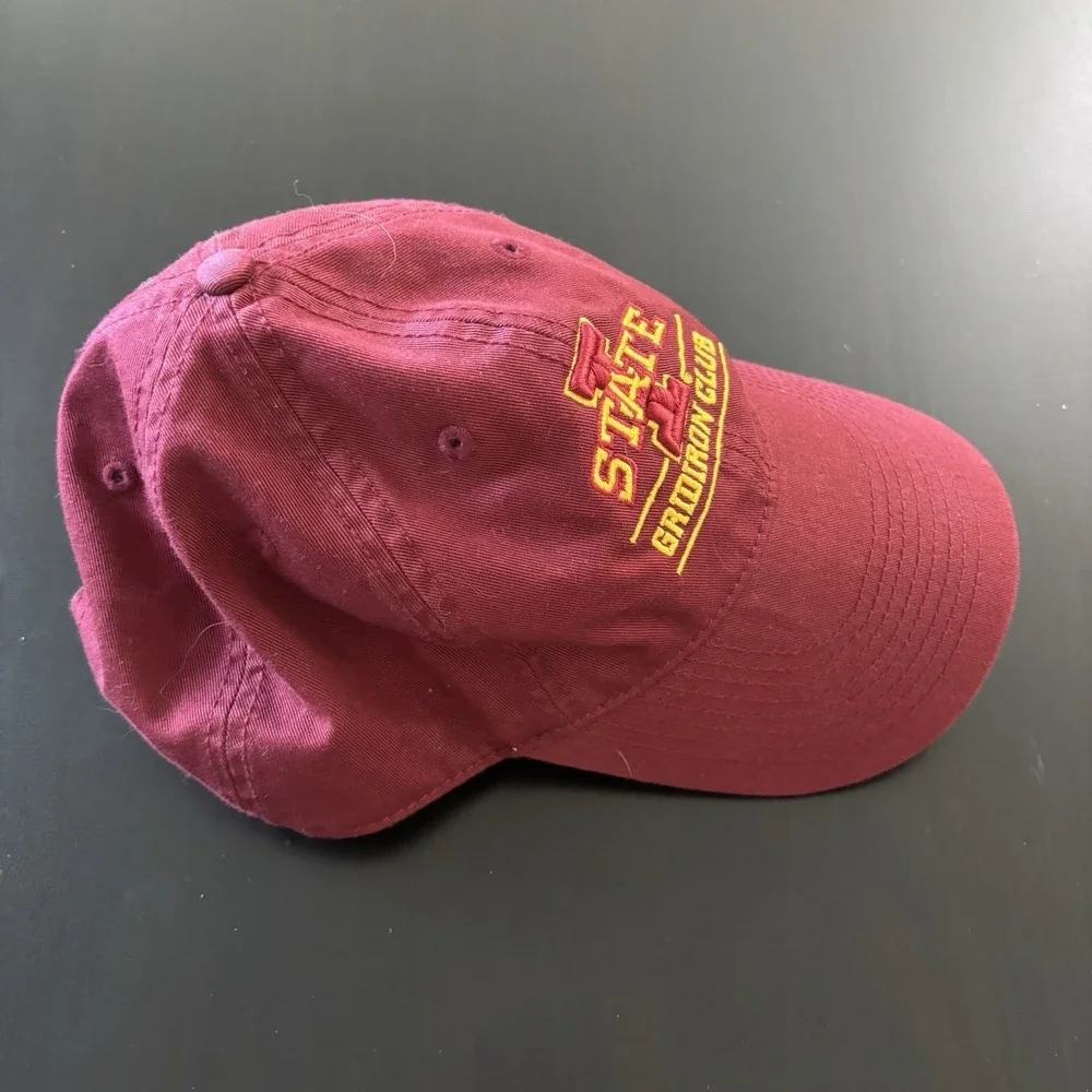 Iowa State Gridiron Club Strapback Hat Red OSFM The Game‎